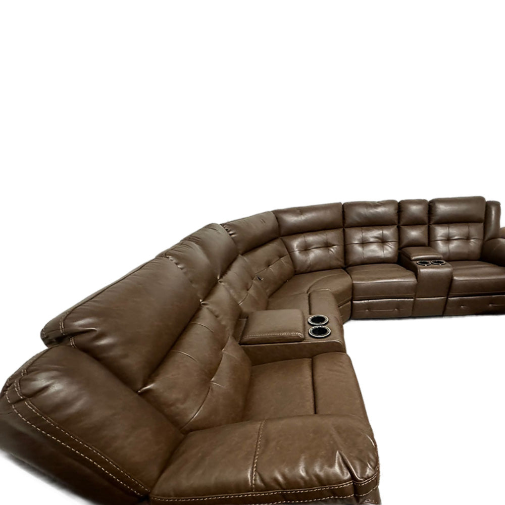 4005 - Leather Sofa