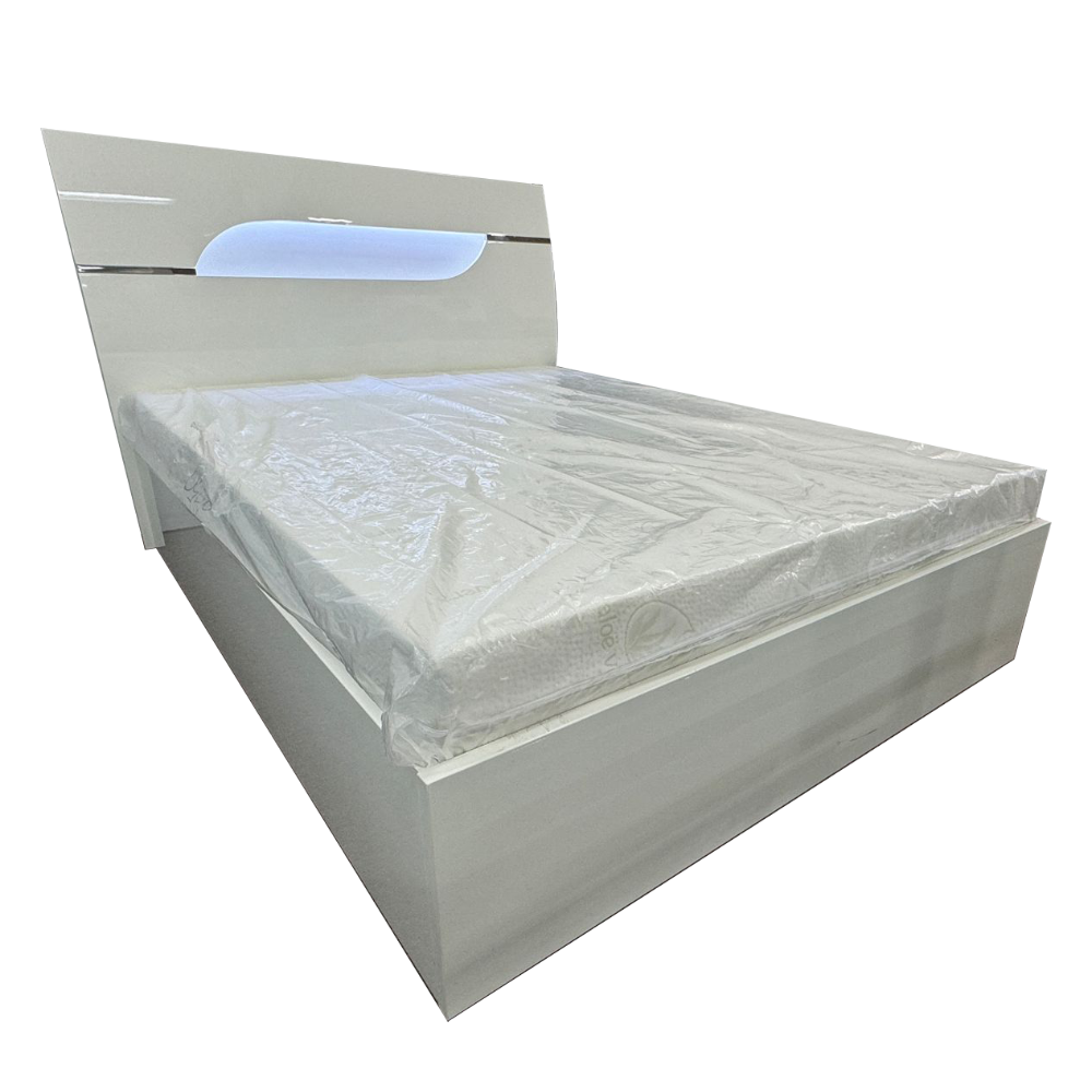 7018 - White Storage Bed