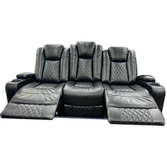 4001 - Leather Sofa Set