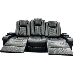 4001 - Leather Sofa Set