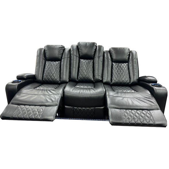 4001 - Leather Sofa Set