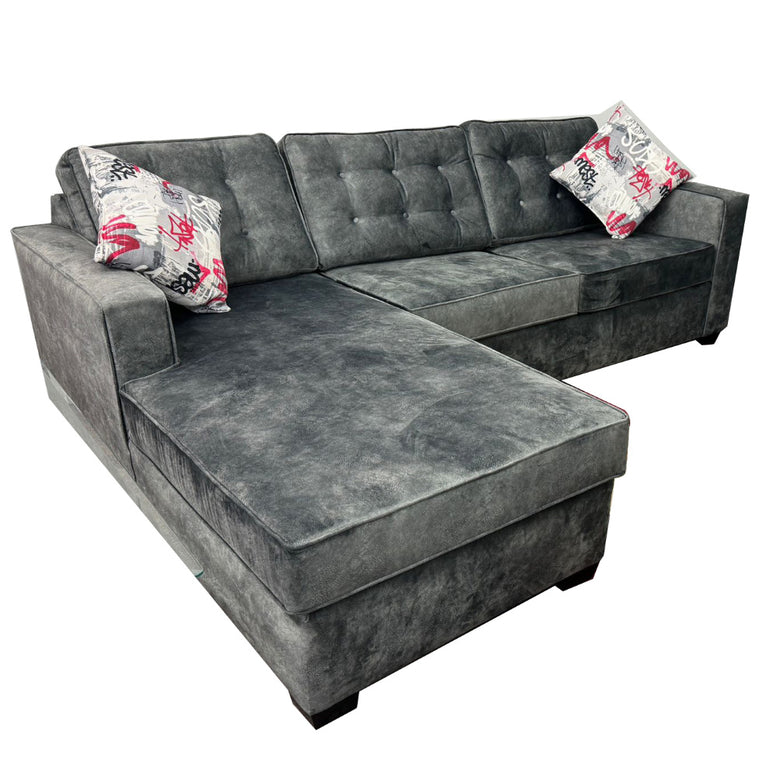3004 - Sectional Fabric Sofa