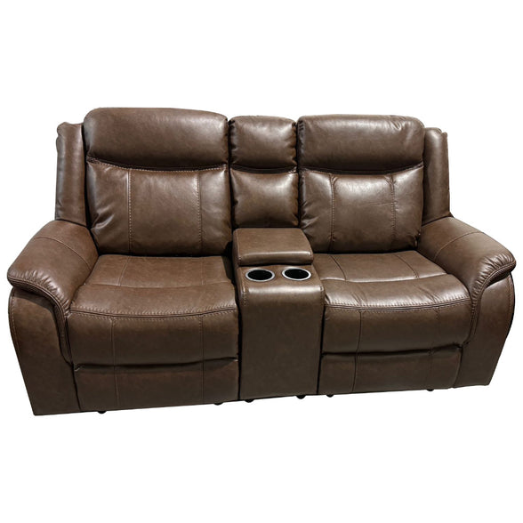 4002 - Leather Sofa Set