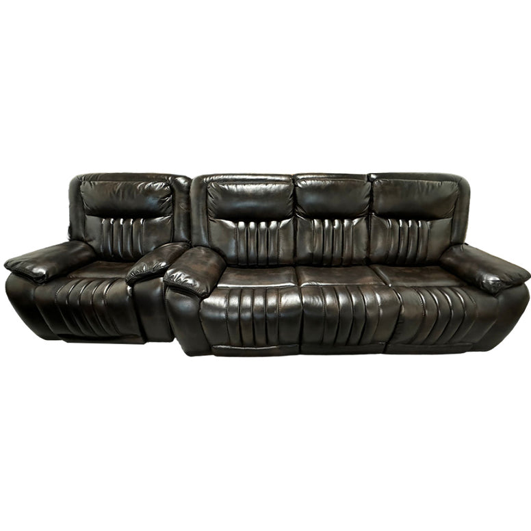 4004 - Leather Sofa