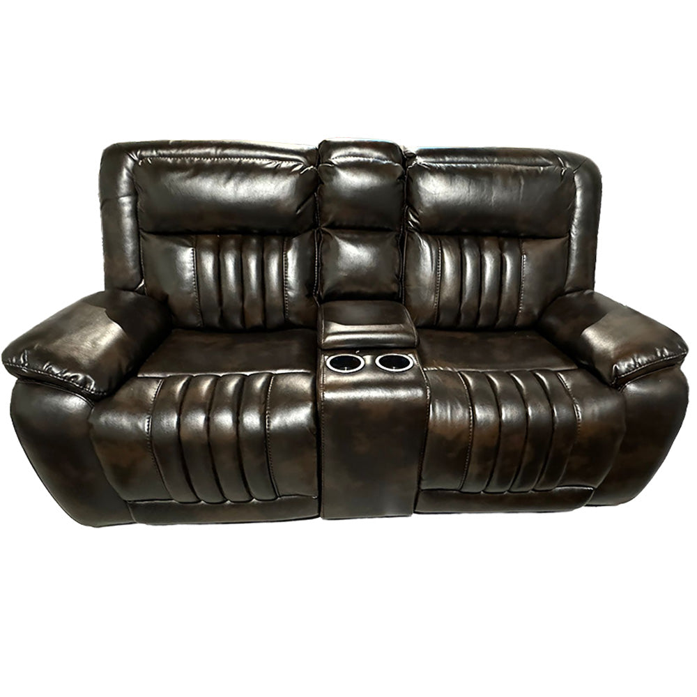4004 - Leather Sofa