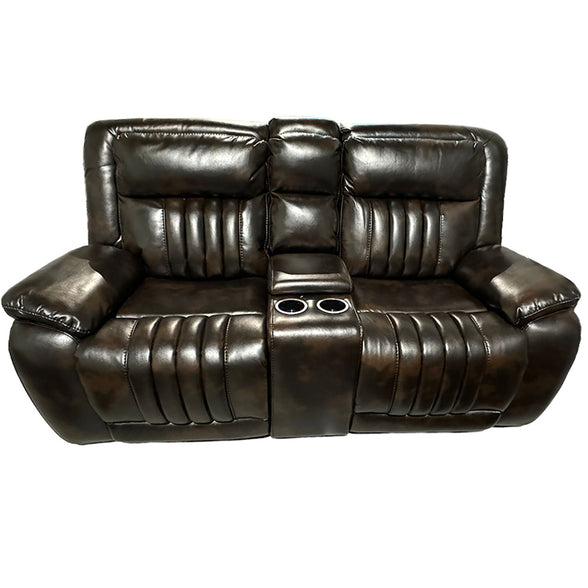 4004 - Leather Sofa