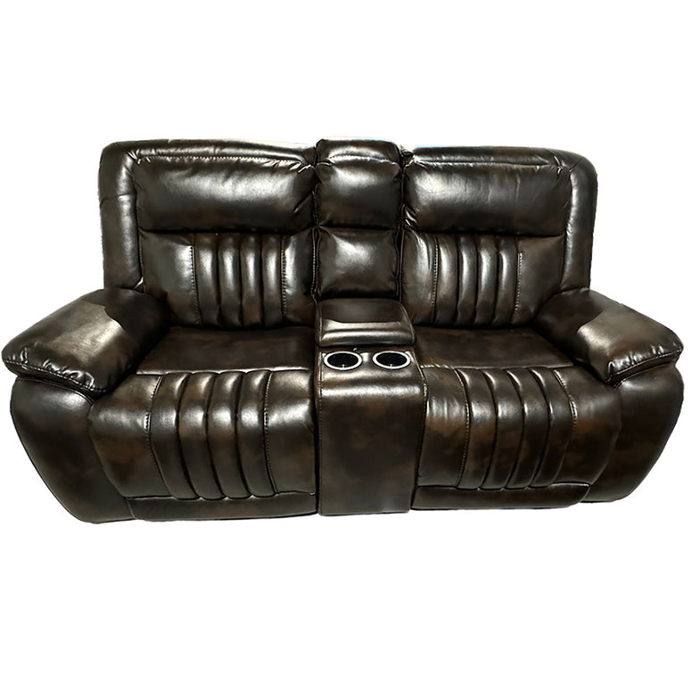 4004 - Leather Sofa