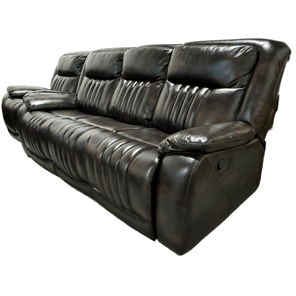 4004 - Leather Sofa