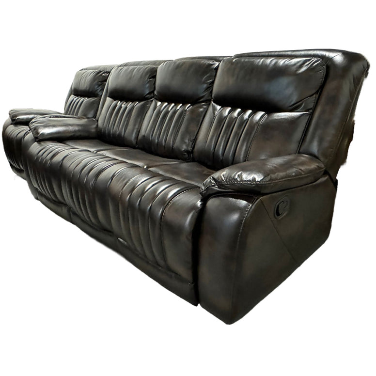 4004 - Leather Sofa