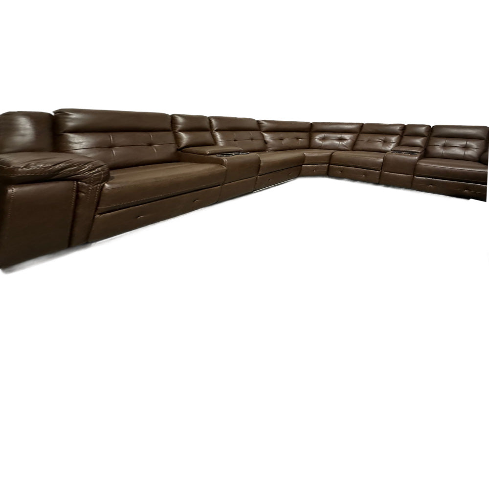 4005 - Leather Sofa