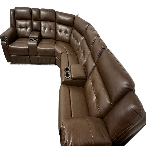 4005 - Leather Sofa
