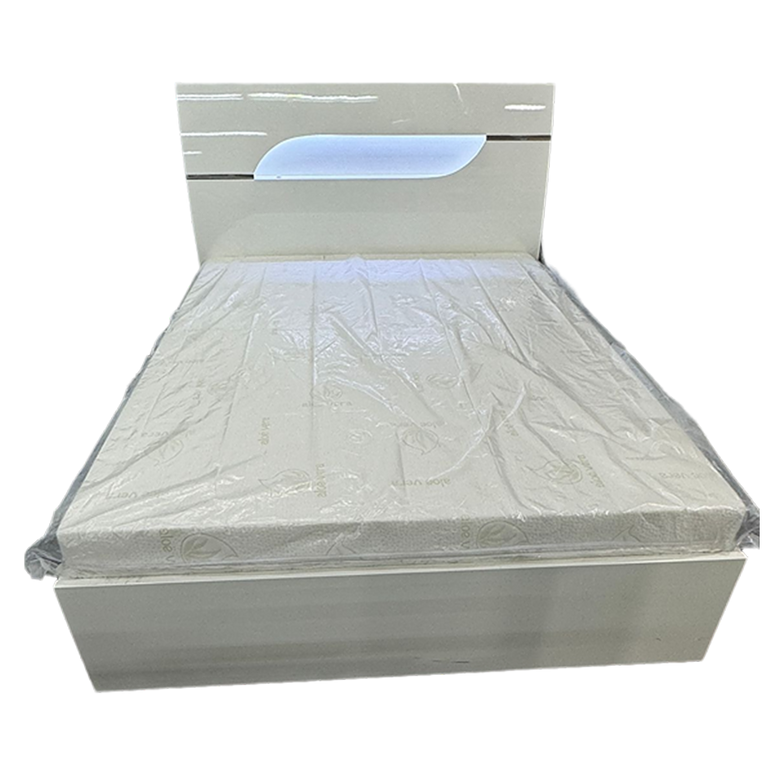 7018 - White Storage Bed