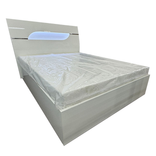 7018 - White Storage Bed