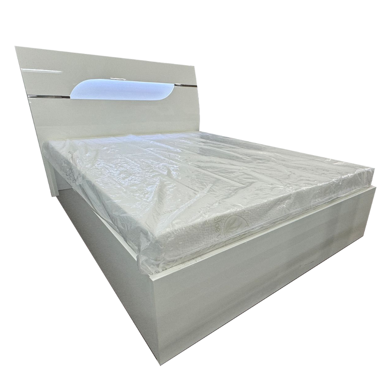 7018 - White Storage Bed