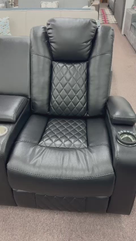 4001 - Leather Sofa Set